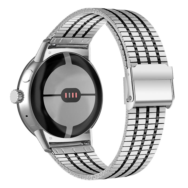 Metal Watch Strap for Google Pixel Watch 2 Pixel Watch Dual Buckle Design Watch Band Metal Watch Strap for Google Pixel Watch 2 Pixel Watch Dual Buckle Design Watch Band
